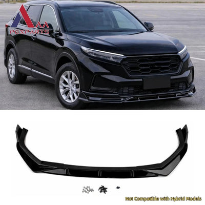 Gloss Black Front Bumper Lip Spoiler for Honda CR-V (2023–2026)