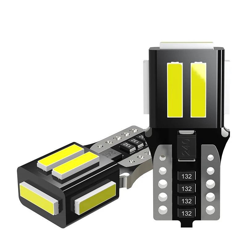 2X T10 LED Dome License Plate Light Bulbs for (7020-7SMD)