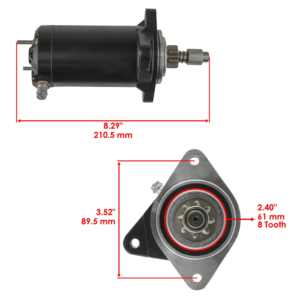 Starter & Relay Solenoid for Seadoo GSX RFI 800 (1999–2001)
