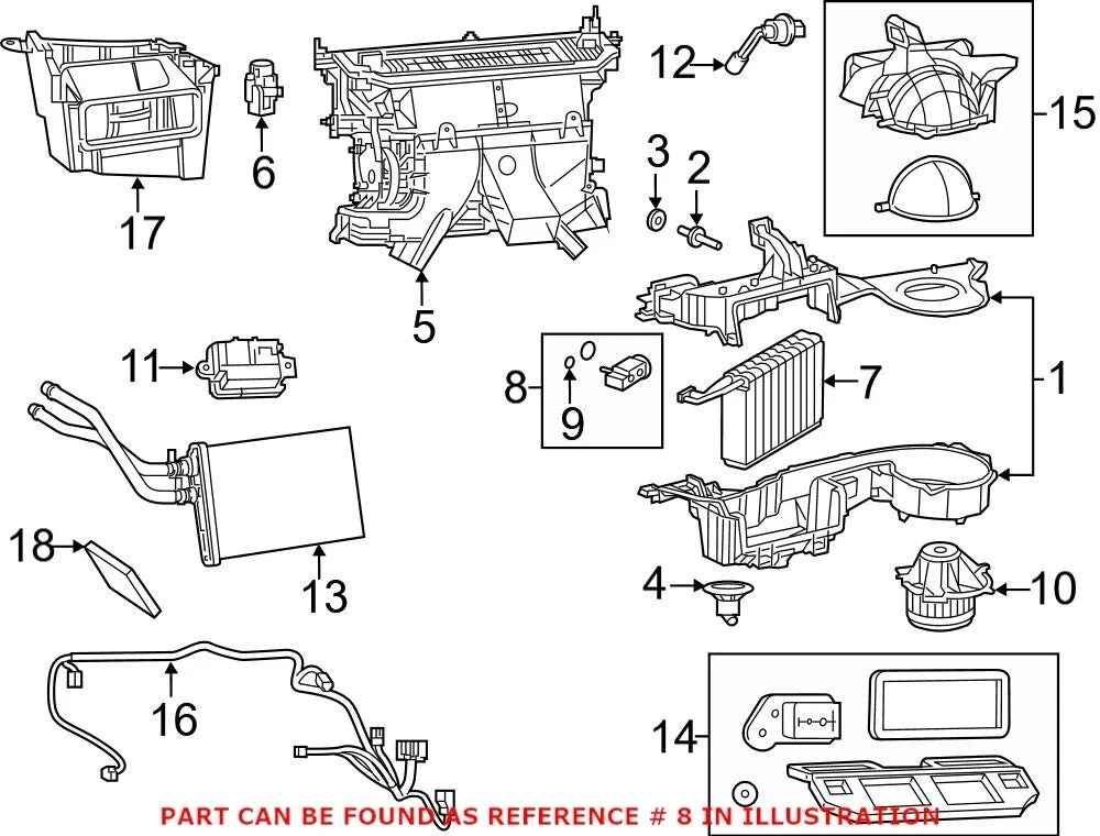 A/C Expansion Valve for Chrysler 300 Dodge Charger (2005–2010)