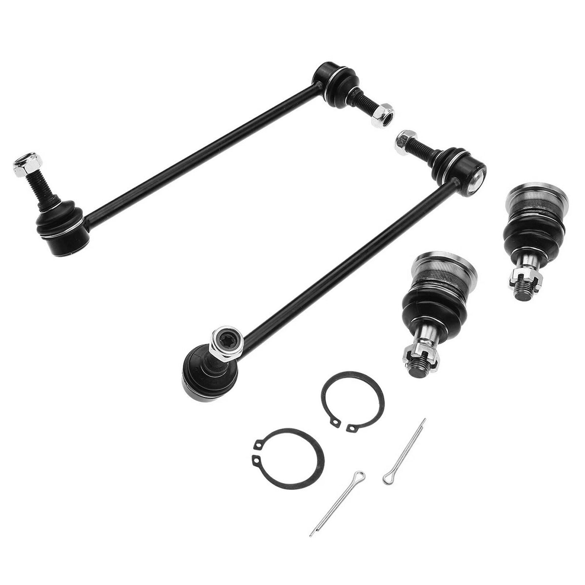 Set of 4 Front Ball Joints Sway Bar for Ford Taurus (1996–2007) K8687 K8734 K8735