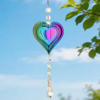 Crystal Suncatchers for Windows - Butterfly Wind Spinner