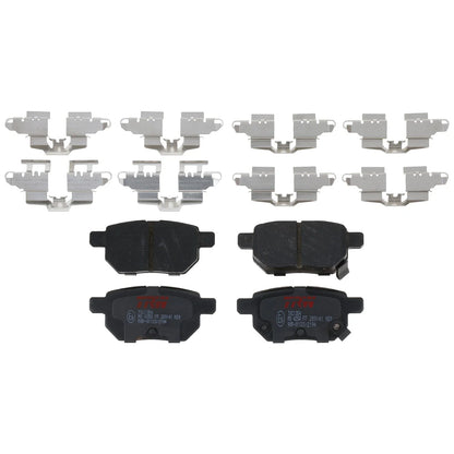 Set of 4 Disc Brake Pads for Toyota Corolla (2009–2010)