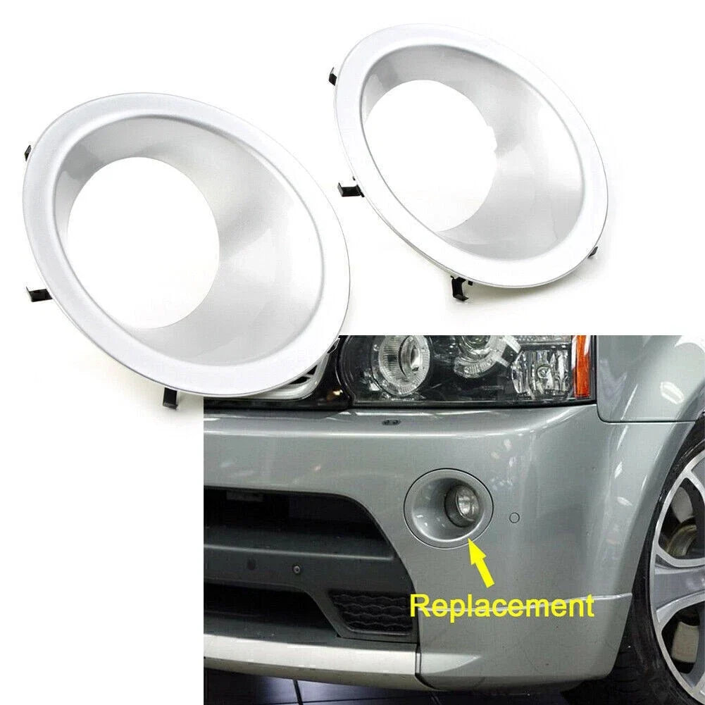 2X Front Fog Lamp Light Bezel Cover for Range Rover Sport (2010–2013)