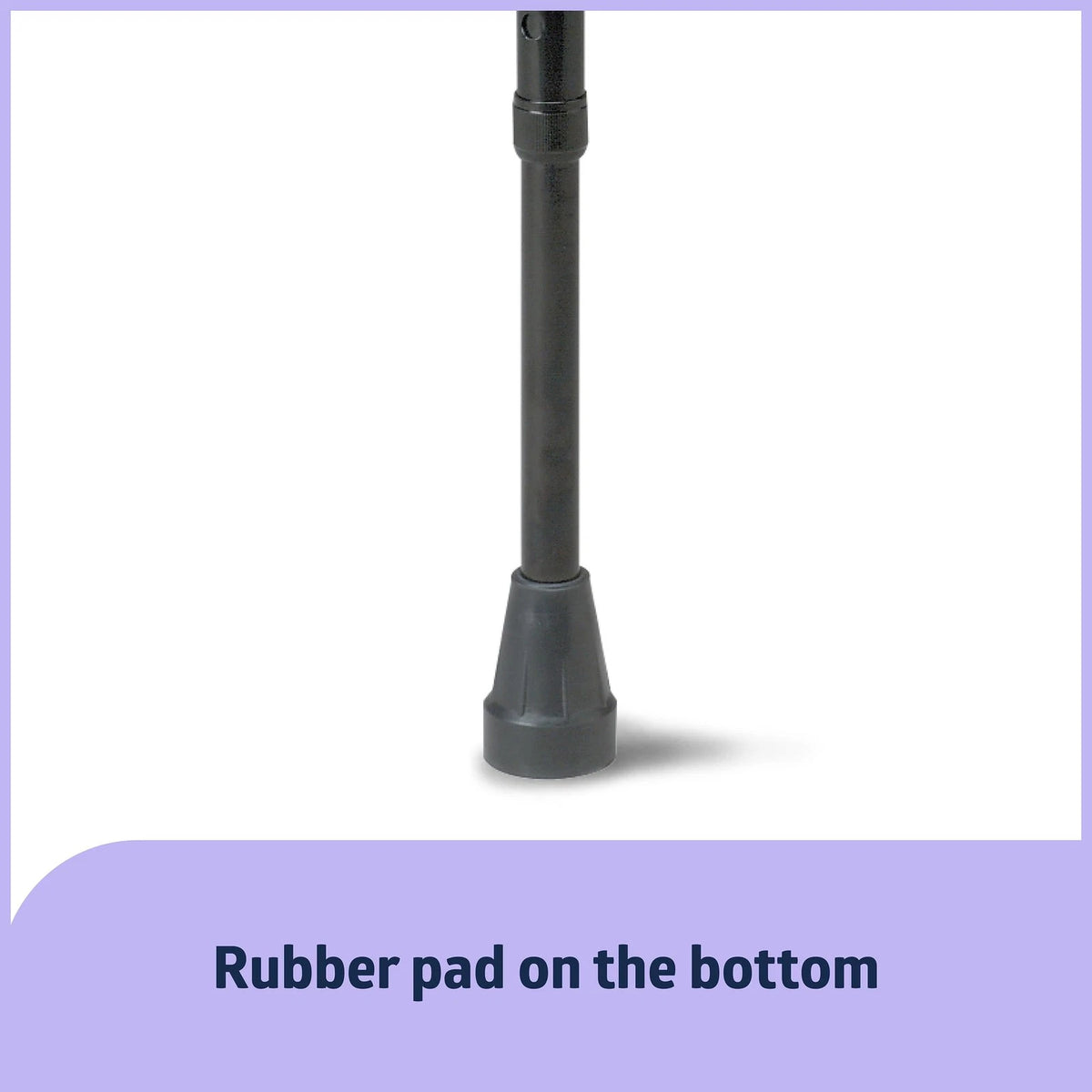 Adjustable Offset Walking Cane for Medline Bariatric (500 Lbs Stability)