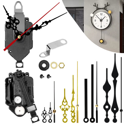 Set of 2 Quartz Wall Clock Movement Mechanism DIY Repair Tool Kit