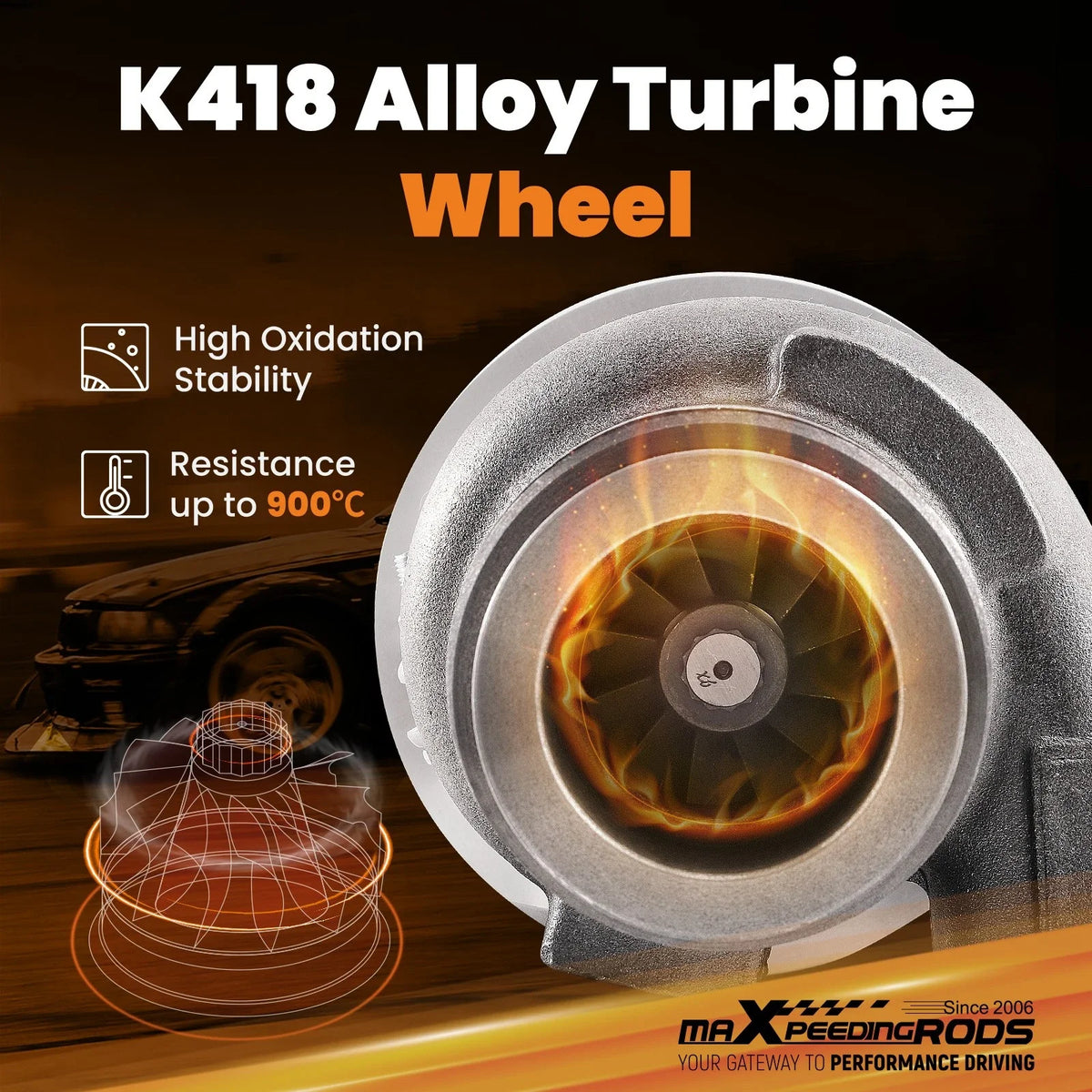 Turbocharger for Cummins 4BT 4BTA 3.9L New Holland (90HP, 3802848)