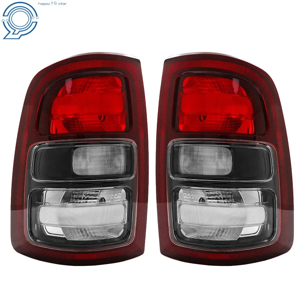 Set of 2 Tail Lights for Dodge Ram 2500 3500 (2019–2023) with Black Trim