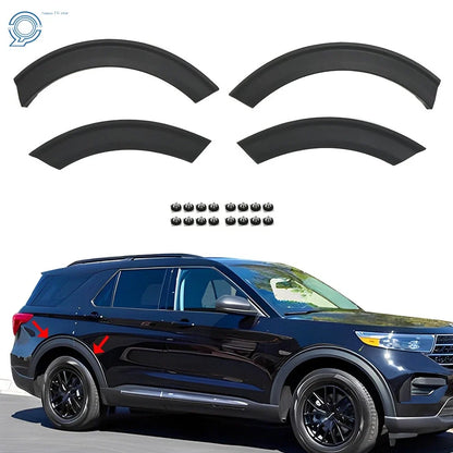 Set of 4 Rear Wheelhouse Fender Flares for Ford Explorer (2020–2022)