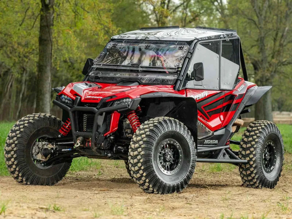 Heavy Duty Nerf Bars for Honda Talon 1000R (2019–2023) - Wrinkle Black