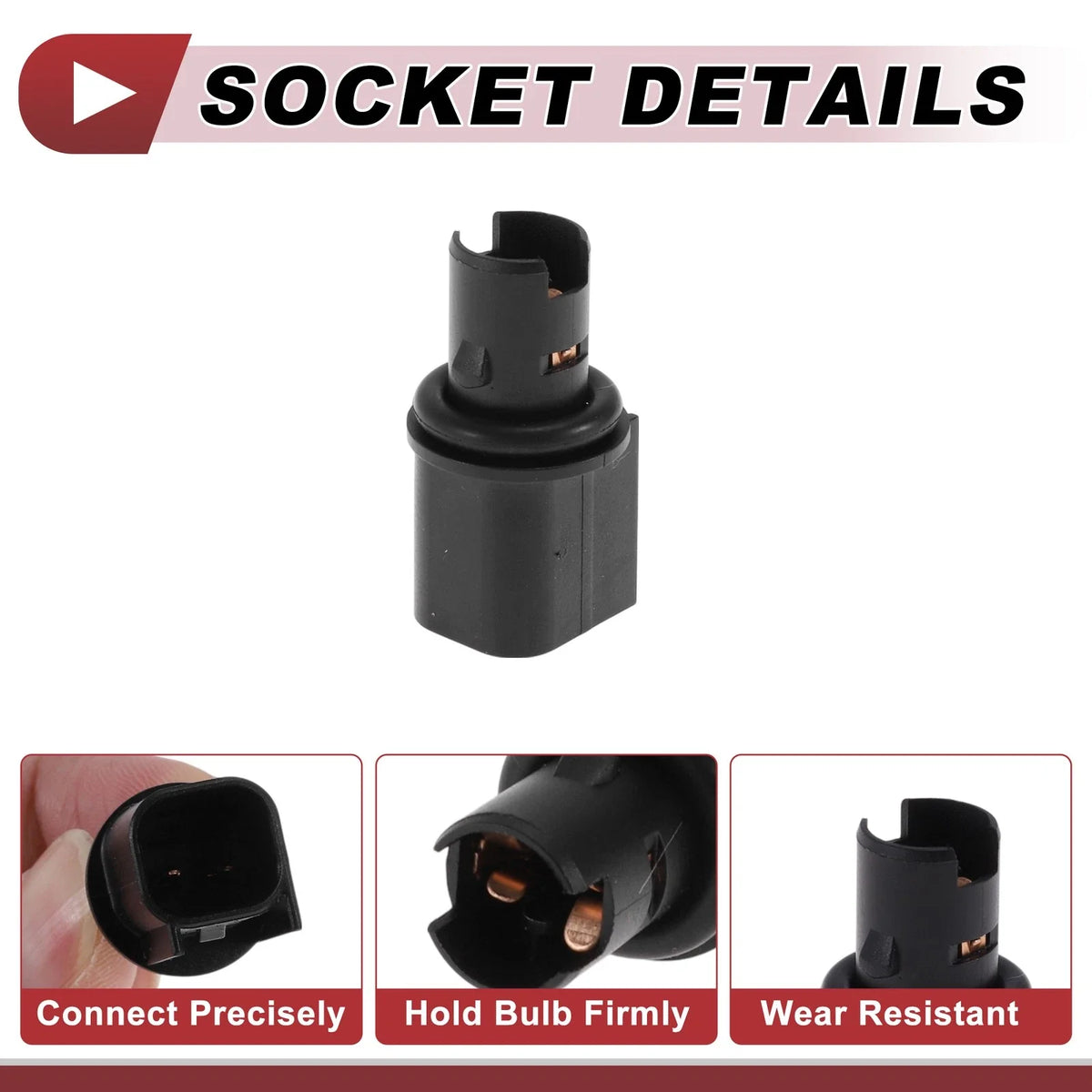 Side Marker Light Socket Wiring for Ford Mustang (No. 6R3Z13411BA)