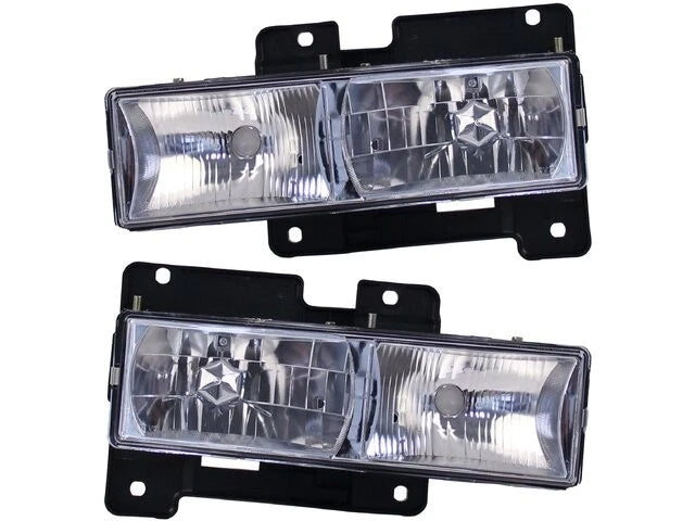 Headlight Assembly Set for Chevrolet K2500 Suburban (1992–1999) 56339JDFV