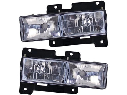 Headlight Assembly Set for Chevrolet K2500 Suburban (1992–1999) 56339JDFV