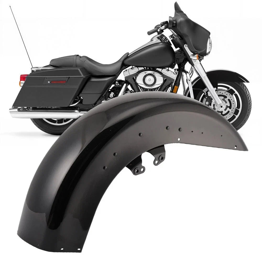 Vivid Black Front Fender for Harley Touring Road Glide & Street Glide (2014–Later)