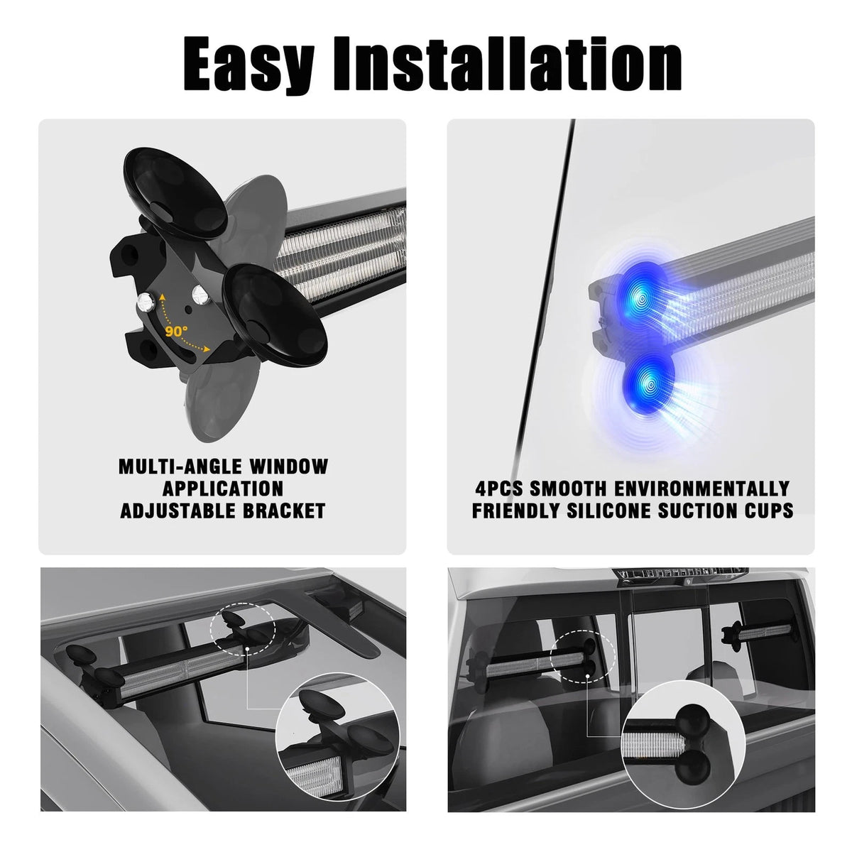 Emergency LED Strobe Traffic Advisor Lights Bar for Car