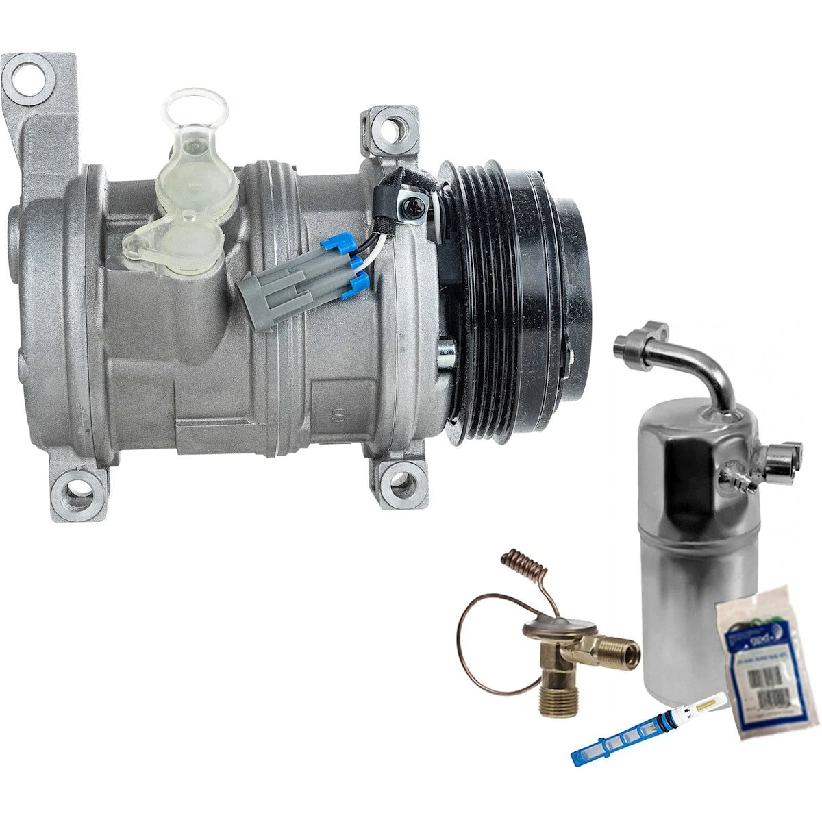 A/C Compressor Kit for GMC Yukon XL 1500 (2007–2009) 16851967, 6511414, 78377