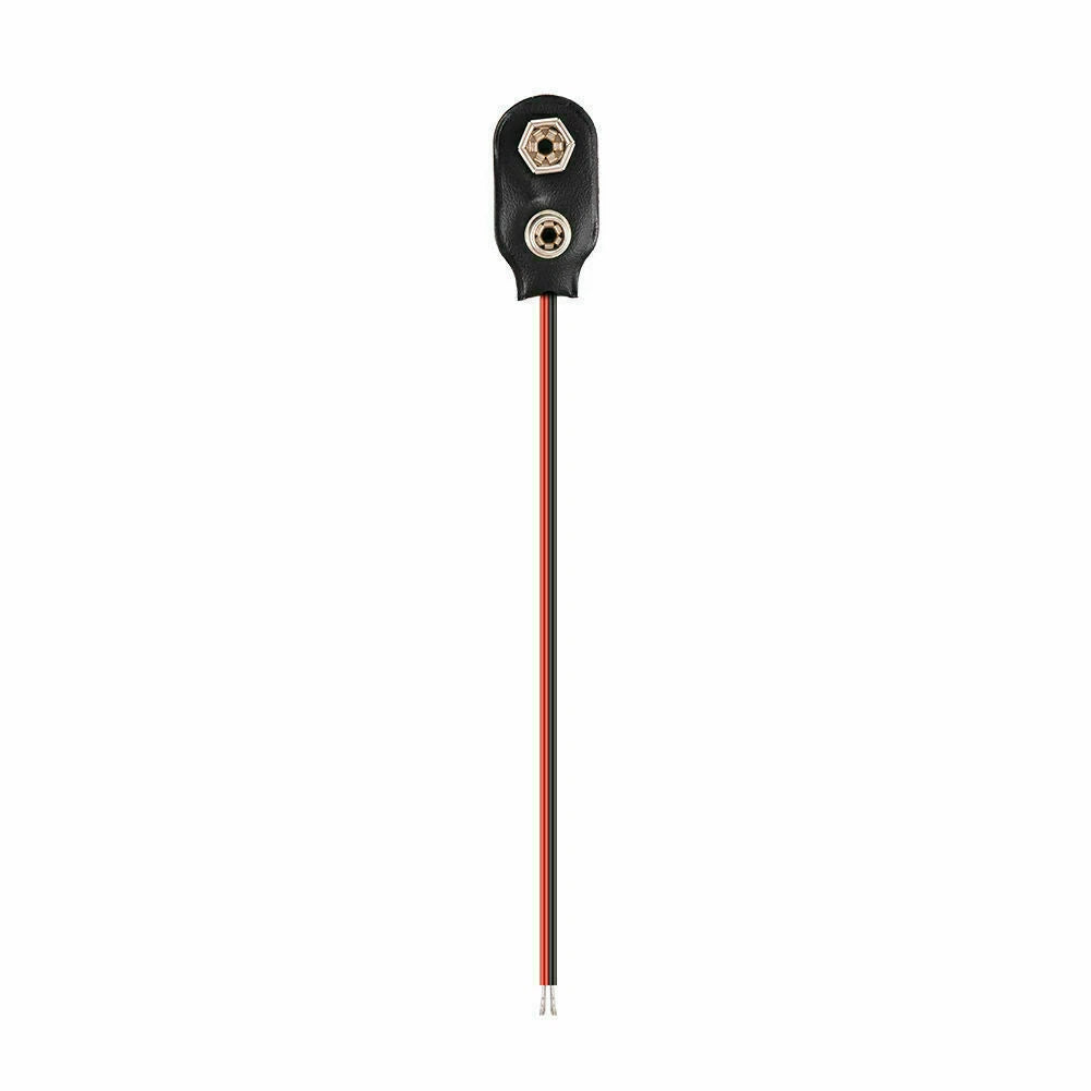 Pack of 10 9V Battery Connector Snap Clip Wire Lead Holder T Type