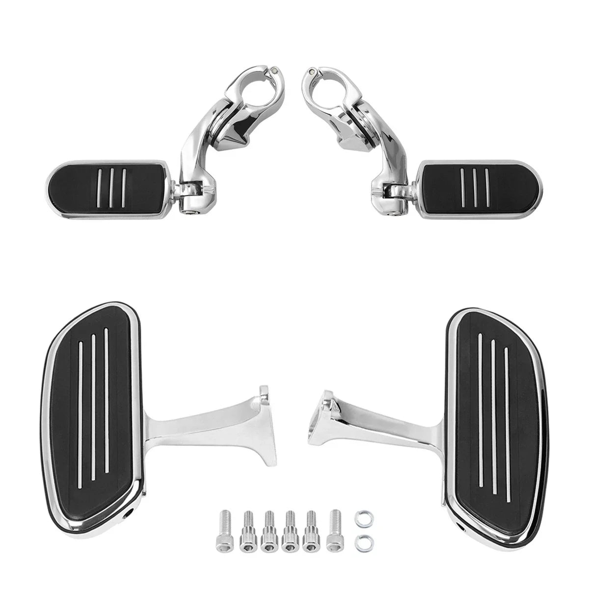 Passenger Floorboards 32mm Engine Guard Foot Pegs for Harley Touring (1993–2025)
