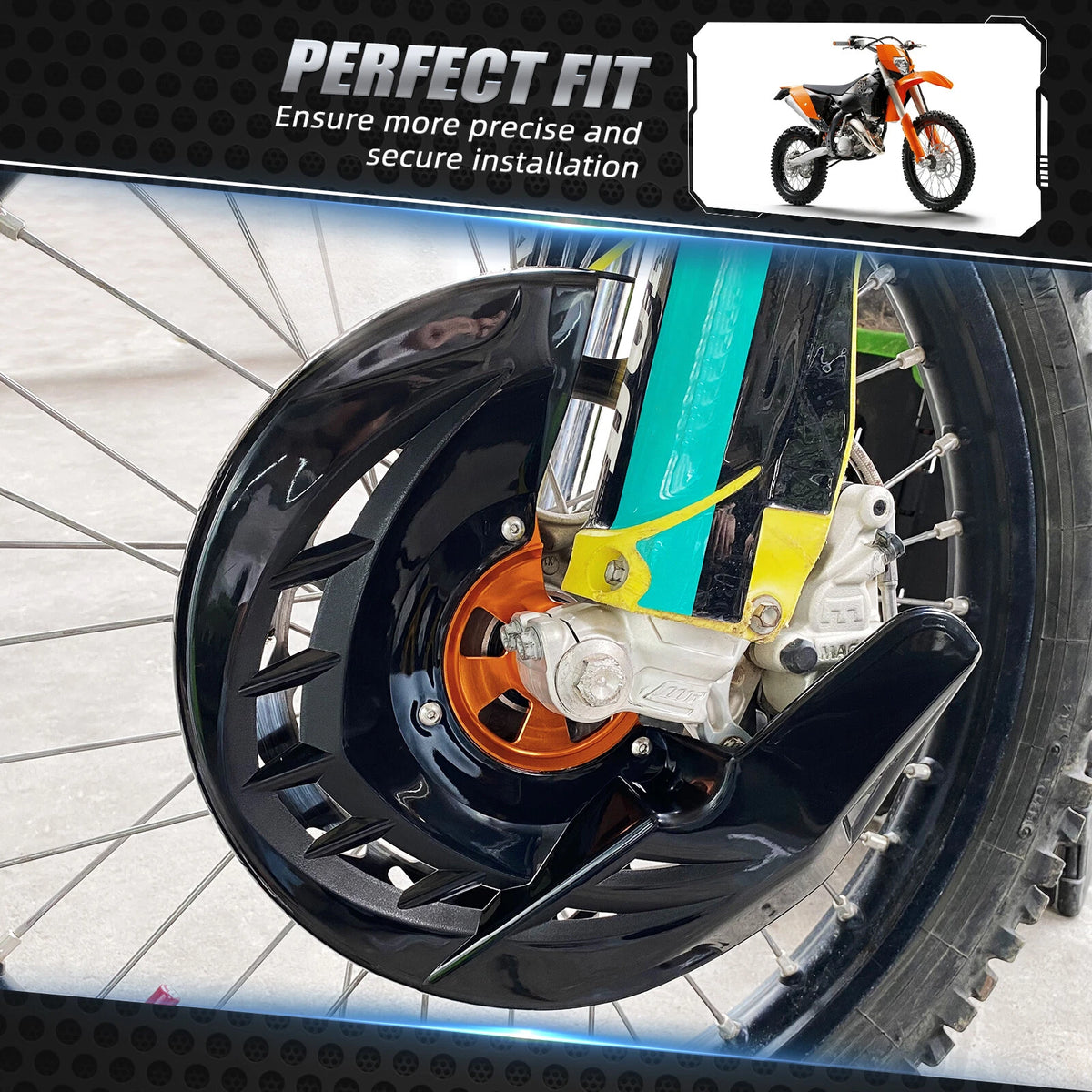 Front Brake Disc Cover Guard for KTM 125 250 300 400 450 500 525 530 EXC (2003–2015)