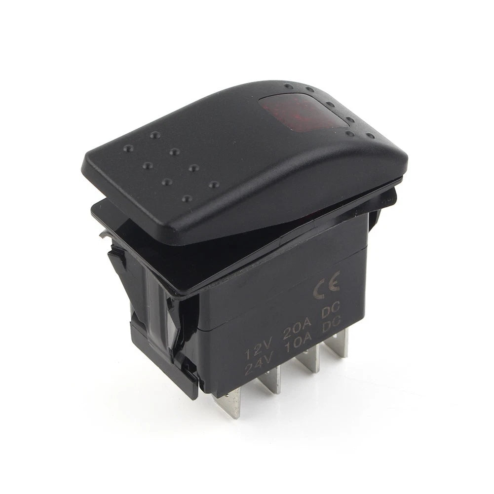 Rocker Start Stop Switch for Onan Cummins RV Generator (5 Pin Connect)