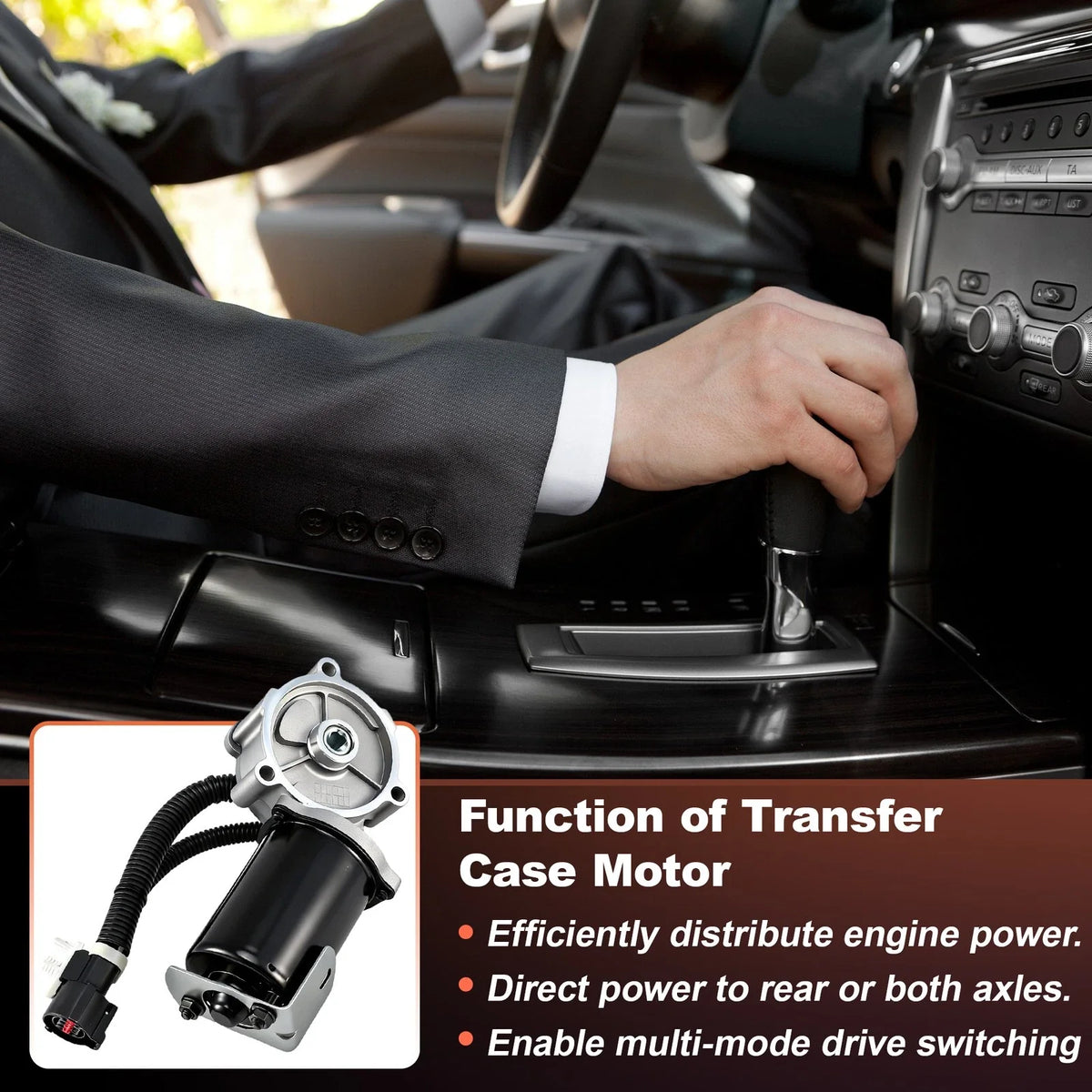 Transfer Case Shift Motor for Ford Ranger (2006–2011) 6L5Z7G360AA/600-931
