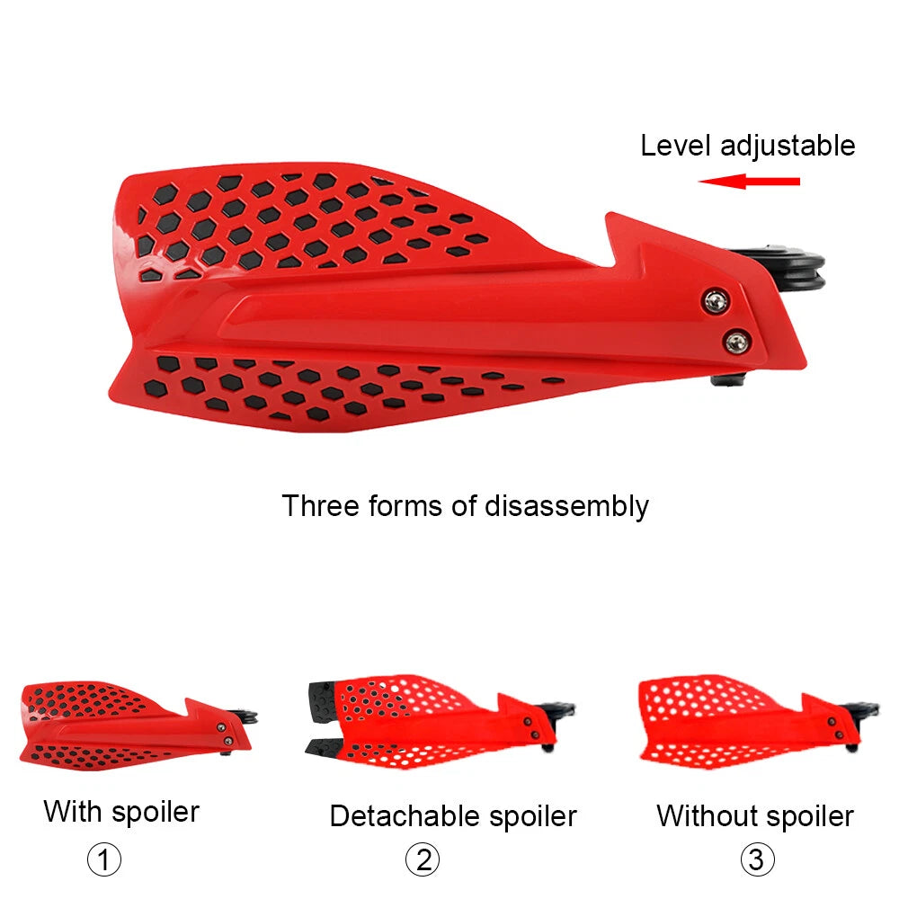 Motorcycle ABS Racing Hand Guards for Universal 7/8" Handlebars (MX Dirt Bike)
