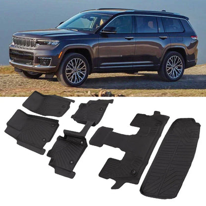 3D Molded Floor Mats Liners for Jeep Grand Cherokee L (2021–2025)