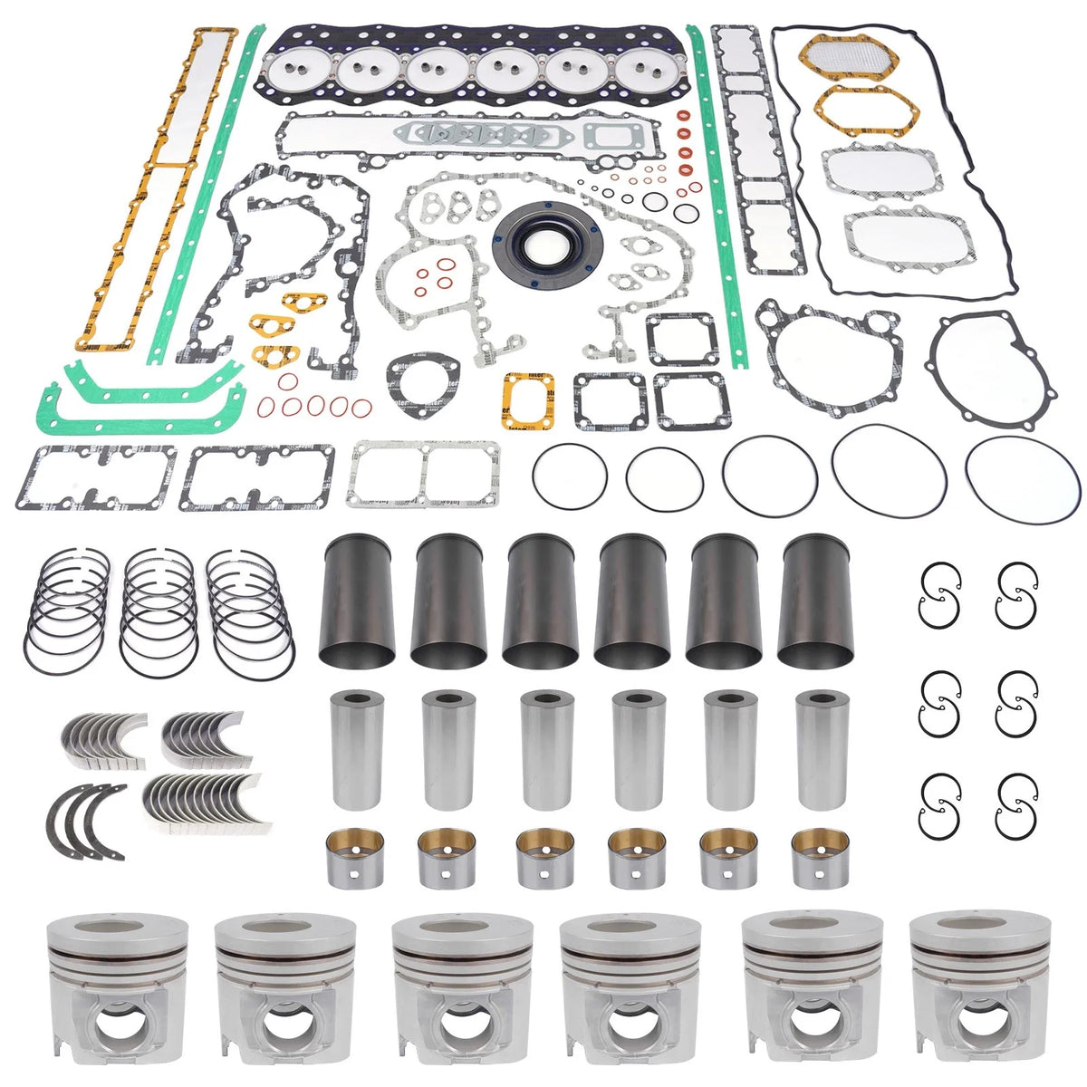 Overhaul Rebuild Kit ME072065 for Kobelco 330LK SK320-6 (6D16, 6D16T)