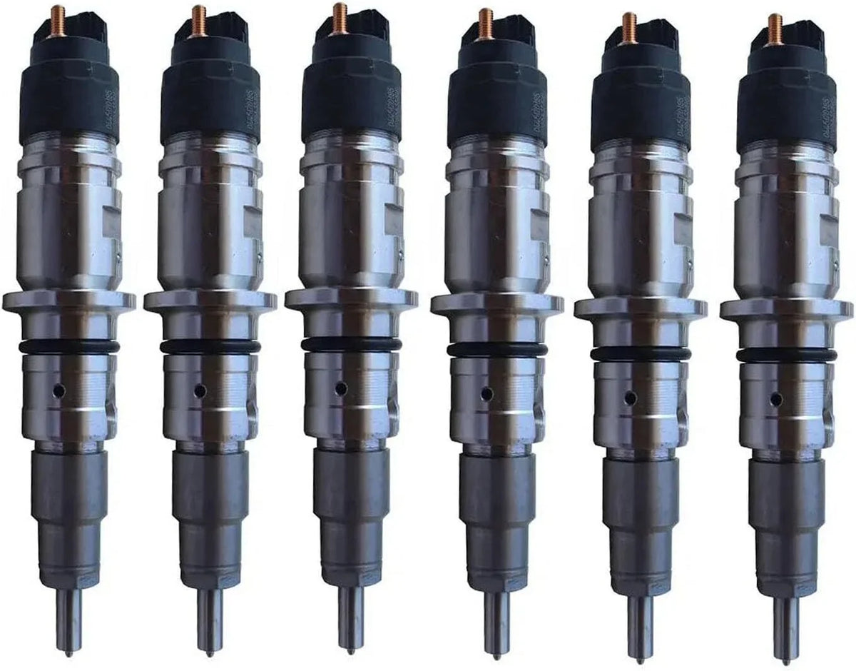 6X Fuel Injector 0445120568 0 445 120 568 for Cummins QSB6.7 (2010–2023)