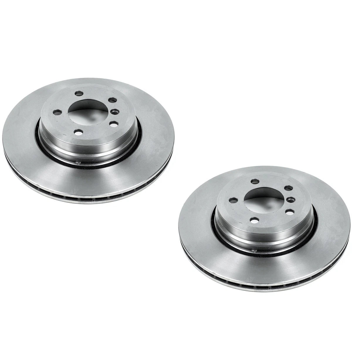 Set of 2 Powerstop Brake Discs for BMW 760Li 750i 750Li E65 E66 (2005–2008)