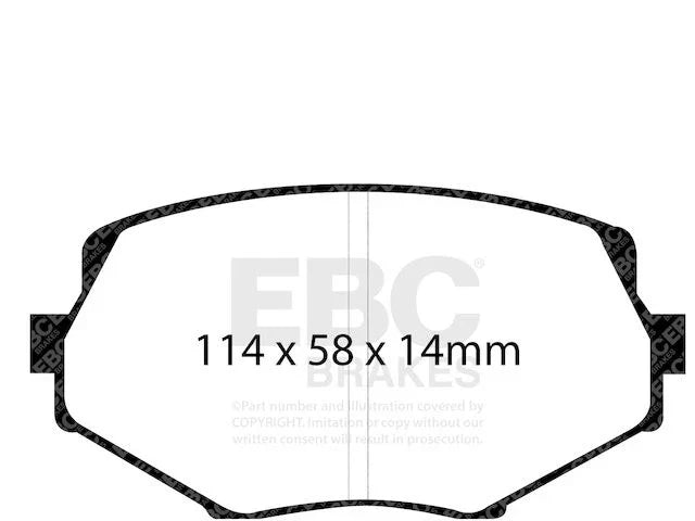 Front Brake Pad and Rotor Kit for Mazda Miata (1994–1997, 1999–2005) CH171SG
