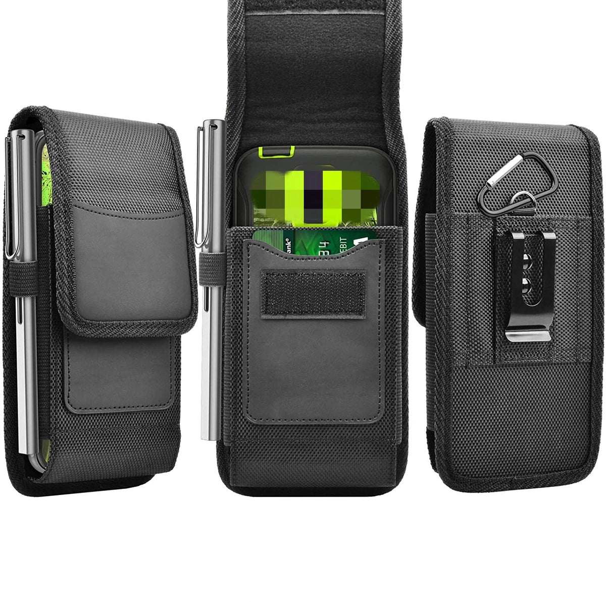 6.5in Mobile Waist Holster Belt Clip Holder for Vertical/Horizontal Carry