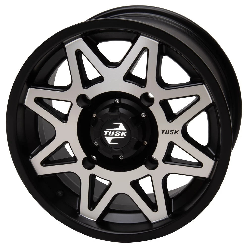 Tusk Tintic Wheel 14x7 5+2 Machined/Black for Arctic Cat Alterra 570 EPS (2014–2021) 204-089-0010