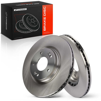 Set of 2 Front Disc Brake Rotors for Hyundai Elantra (2017–2020) 12151054