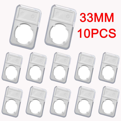 Set of 10 Coin Slab Holders for Display Storage