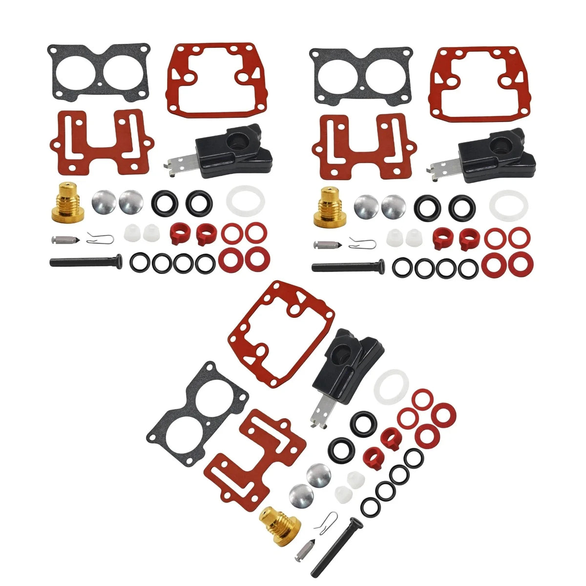 3Pcs Carburetor Kit for Johnson/Evinrude Outboard (434888, 435443, 0439076)