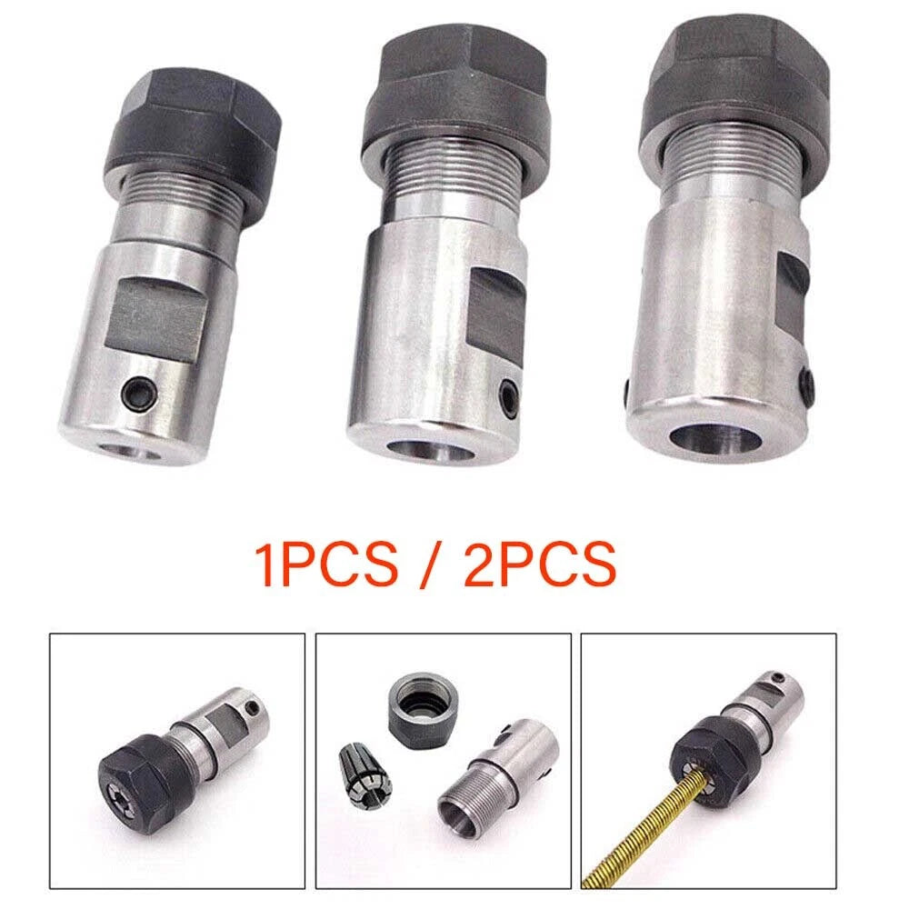 2X Flexible 5/6/8mm to 4.76mm Shaft Coupling Collet Joint for RC Boat