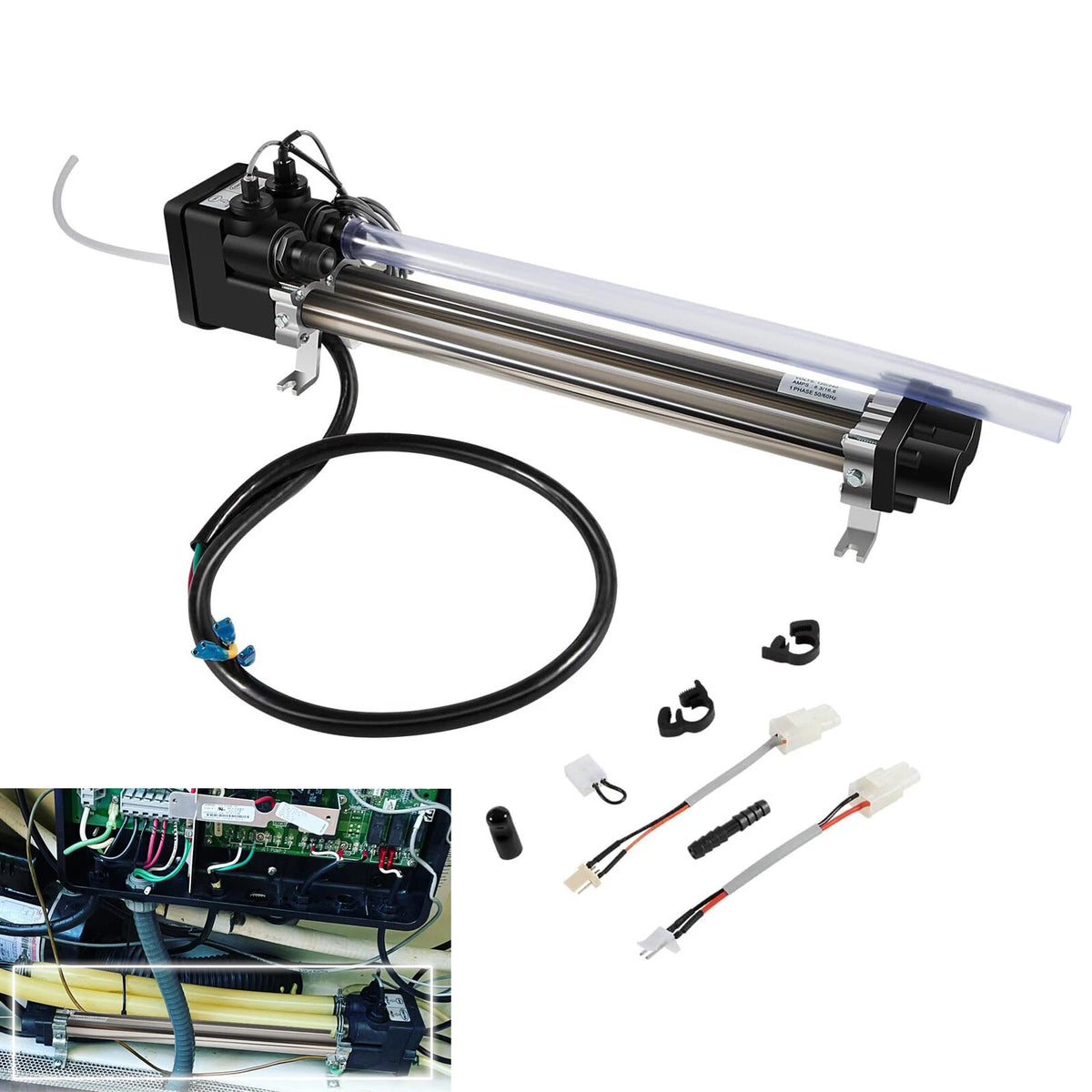 4.0KW Double-Barrel Low-Flow Heater Assembly for Watkins Hot Spring