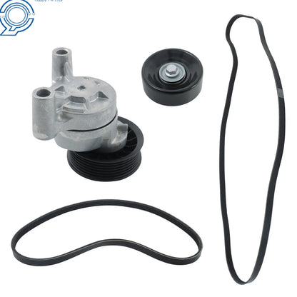 Serpentine Belt Tensioner Pulley Kit for Chevrolet Express Silverado (2000–2023)
