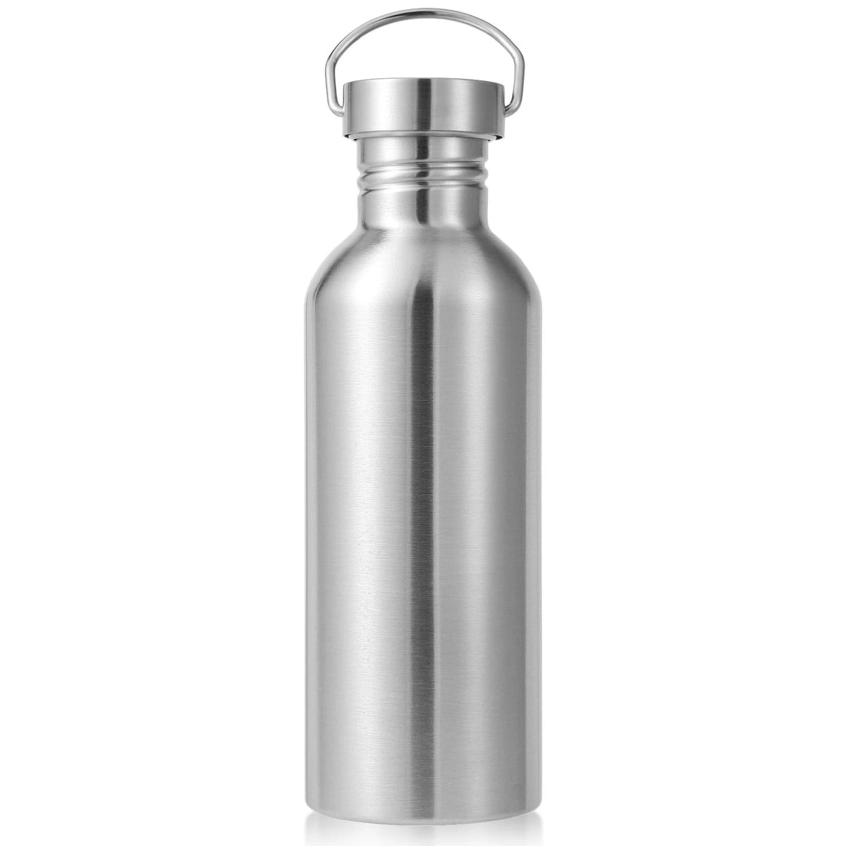 32oz Uninsulated Water Bottle for Universal Use (32 Ounces, Silver)