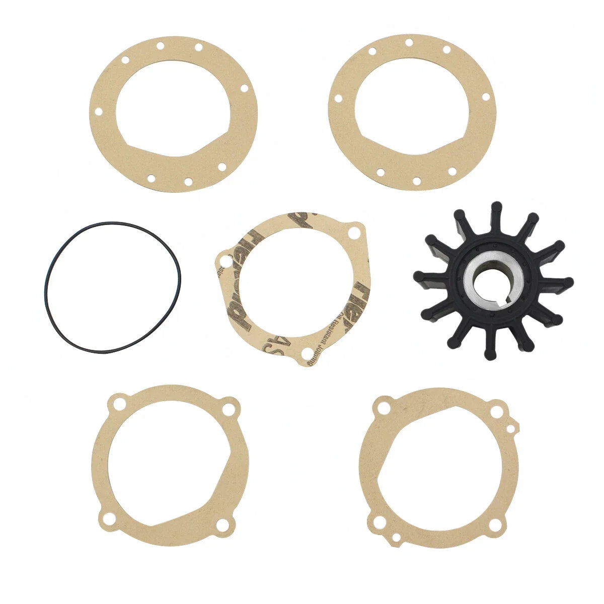 Impeller Kit for Sierra 18-3060, Sherwood 9959K, Jabsco 22212 (OMC, Volvo)