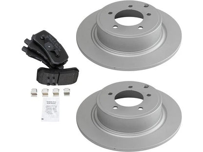 Brake Pad and Rotor Kit for Mitsubishi Lancer (2008–2010, 2012–2017) 57354JMXC
