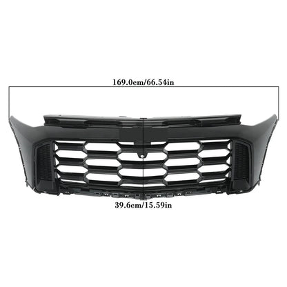 Reinforced Black Front Bumper Upper Grille for Chevrolet Equinox (2025–2026)