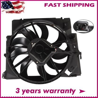 Radiator Cooling Fan Assembly for BMW 335i X1 Z4 (2007–2016) A0142A0042, 17427545366