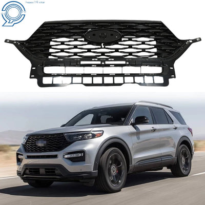 Grille for Ford Explorer (2020–2022) Gloss Black