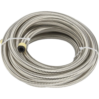15 Ft. -6 AN Stainless Steel Braided Hose Line for Speedway (620306-15)