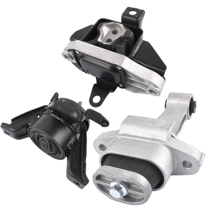 3Pcs Engine Motor & Transmission Mount for Hyundai Sonata (2015–2017)