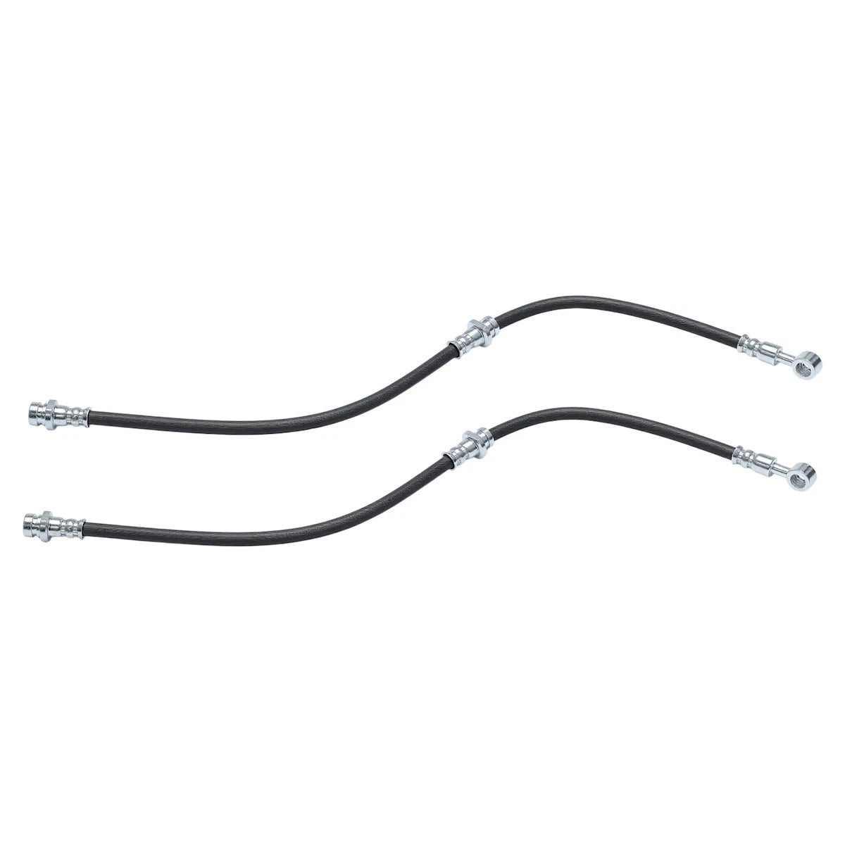 Set of 2 Brake Hoses for Mitsubishi Endeavor (2004–2011) 18021881, MR569290