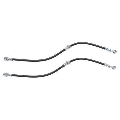 Set of 2 Brake Hoses for Mitsubishi Endeavor (2004–2011) 18021881, MR569290