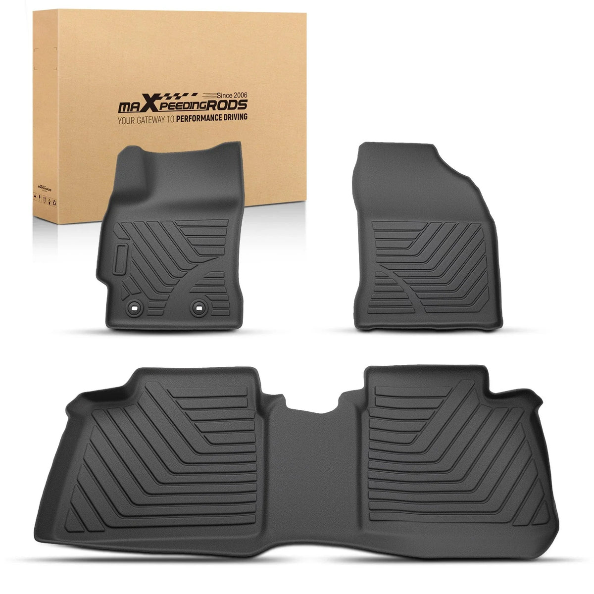All Weather Floor Mats for Toyota Corolla Sedan (2014–2019) TPE
